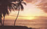 Hawaiian Sunset beach mural