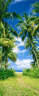 palm tree mural